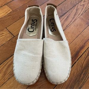Circus by Sam Edelman Christina Linen Color Platform Espadrilles - 7.5